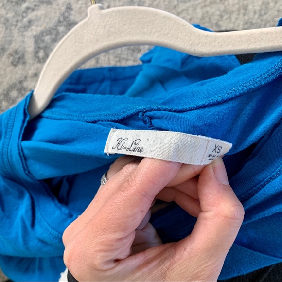 Hi-Line Blue tee - Picture 4 of 4